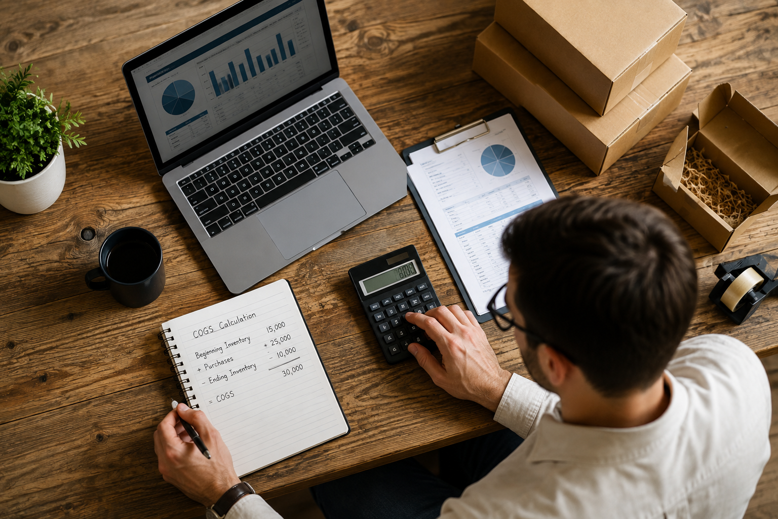 How to calculate COGS for ecommerce inventory and profit margin
