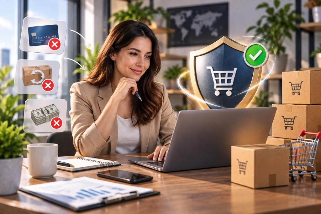 Ecommerce chargeback management guide showing chargeback prevention and dispute recovery